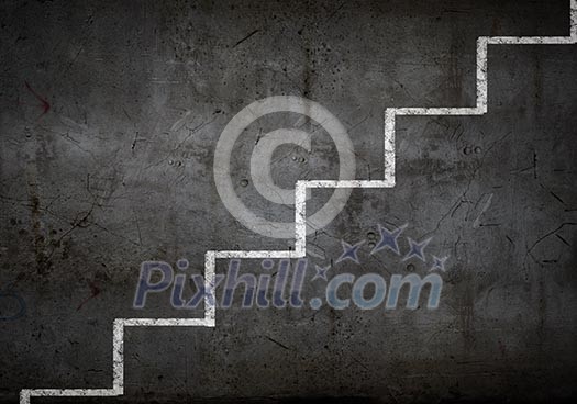 Background image of success ladder. Promotion and achievement Background image of success ladder. Promotion and achievement