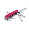 Swiss army multipurpose multitool pocket knife isolated on white