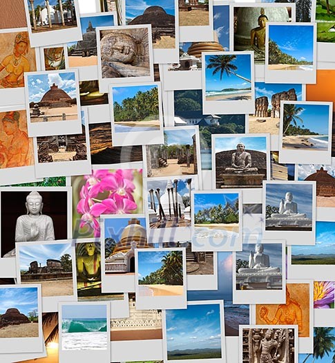 Collage of images of Sri Lanka Collage of images of Sri Lanka