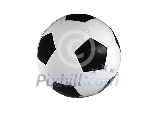 Soccer ball isolated on white background