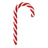 Chrismas candy cane isolated on white