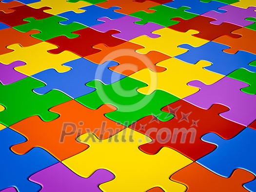 Jigsaw puzzle background