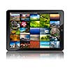 Tablet PC with photos