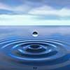 Peace concept - water drop