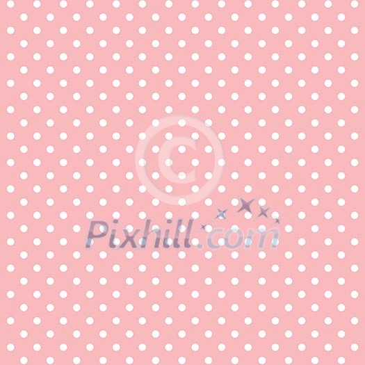 vector background with polka dots  