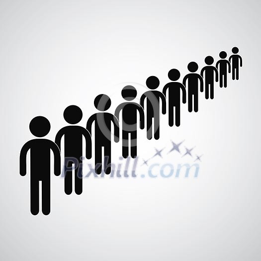 Long queue symbol vector format Long queue symbol vector format