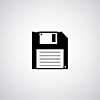 floppy disk icon vector design 