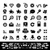 web and internet icon set on white background 