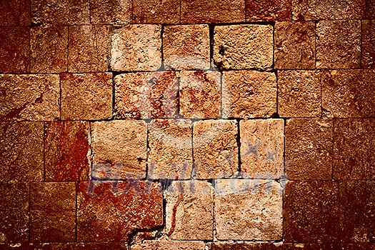 Texture of stone wall of ancient Mayan ruins in Mexico Texture of stone wall of ancient Mayan ruins in Mexico