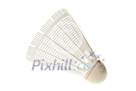 Shuttlecock isolated on white background Shuttlecock isolated on white background
