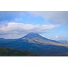 Volcano Kintamani and lake Batur on Bali island