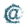 Email symbol of gears and cogwheels. Communication concept