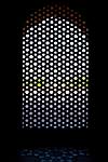 Marble carved screen window at Humayun's Tomb, Delhi, India