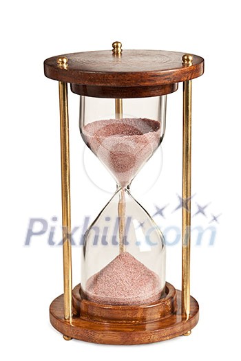 Hourglass  isolated on white background