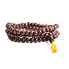 Japa Mala - Buddhist or Hindu prayer beadsi solated on white