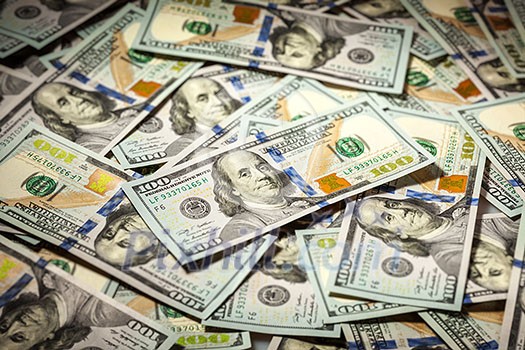 Business finance concept background of hundred dollars bank notes bills of new 2013 year edition Business finance concept background of hundred dollars bank notes bills of new 2013 year edition