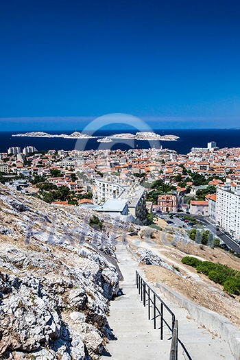 View of Marseille, southern France