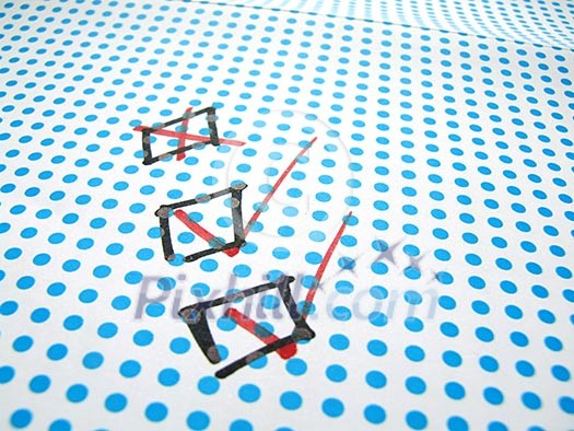 ok symbol on dotted background ok symbol on dotted background