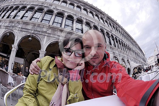 happy young romantic couple in love travel and have fun in venice happy young romantic couple in love travel and have fun in venice