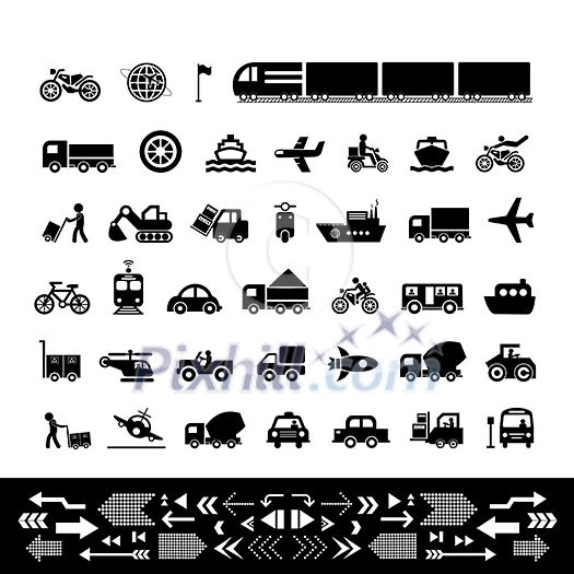 vector basic icon for transport vector basic icon for transport