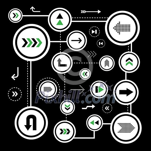 vector arrow sign icon set vector arrow sign icon set