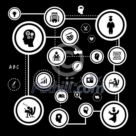 vector basic icon for education vector basic icon for education