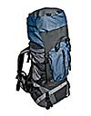 Trekking backpack (rucksack) isolated on white background