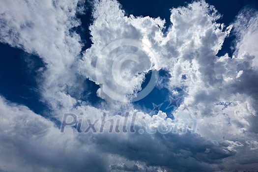 Gathering clouds in sky Gathering clouds in sky