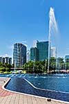 Skyline of Central Business District of Kuala Lumpur, Malaysia