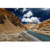 Himalayan landscape in Hiamalayas. Himachal Pradesh, India