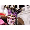 Venice carnival mask object on street