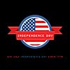 vector american flag label for independence day   