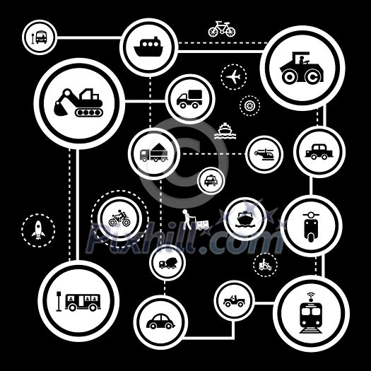 vector basic icon for transport vector basic icon for transport