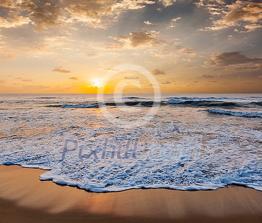 Ocean and beach beautiful seascape Ocean and beach beautiful seascape