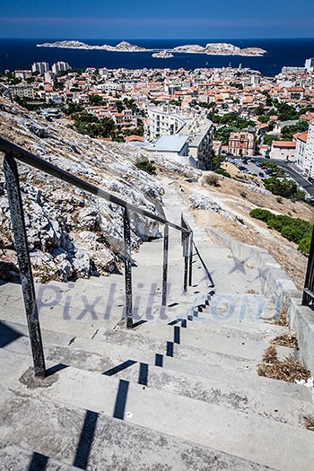 View of Marseille, southern France