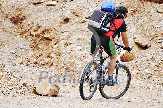 healthy lifestyle and fitness concept with mount bike man outdoor healthy lifestyle and fitness concept with mount bike man outdoor