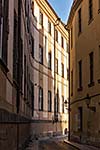 Prague street with old houses, Prague, Czech Republic