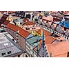 Aerial view of Munich cityscape, Bavaria, Germany