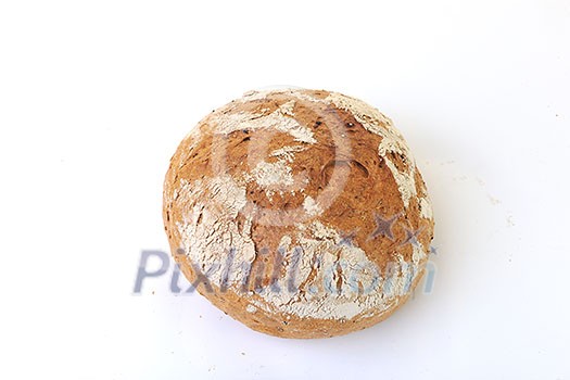 fresh bread food healthy product  isolated on white 
