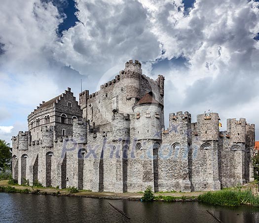 Gravensteen Castle in Ghent, Belgium Gravensteen Castle in Ghent, Belgium