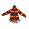 Mexican style knitted jacket isolated