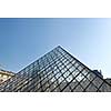 france louvre history  museum in paris at day and clear sky