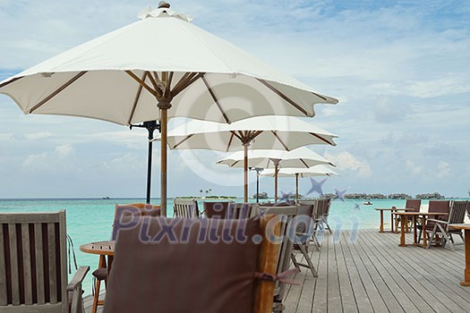 tropical beach with white sand at summer tropical beach with white sand at summer