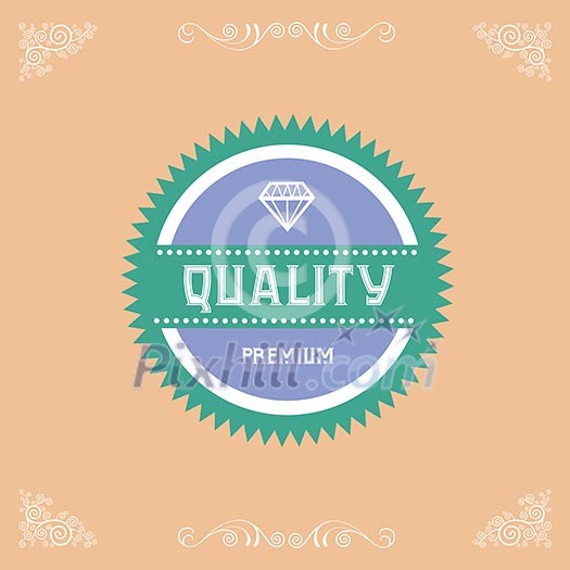 vector premium vintage badges and labels  