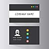 vector template cards in business company 