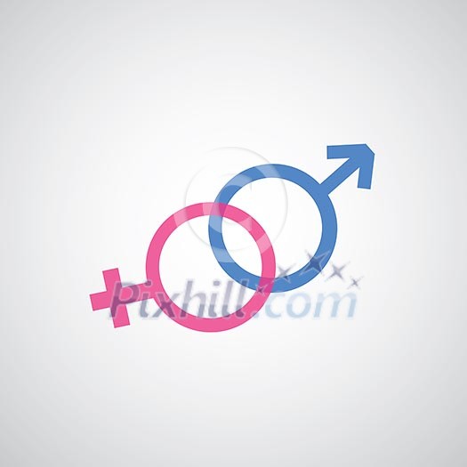 vector male and female symbol vector male and female symbol