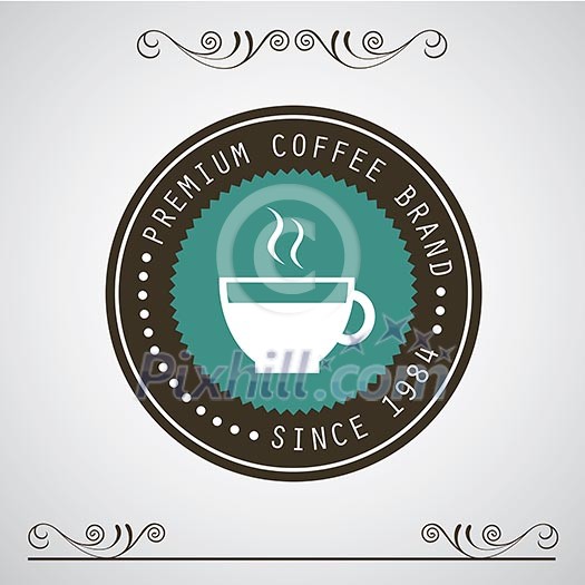 vector vintage coffee badges and labels vector vintage coffee badges and labels