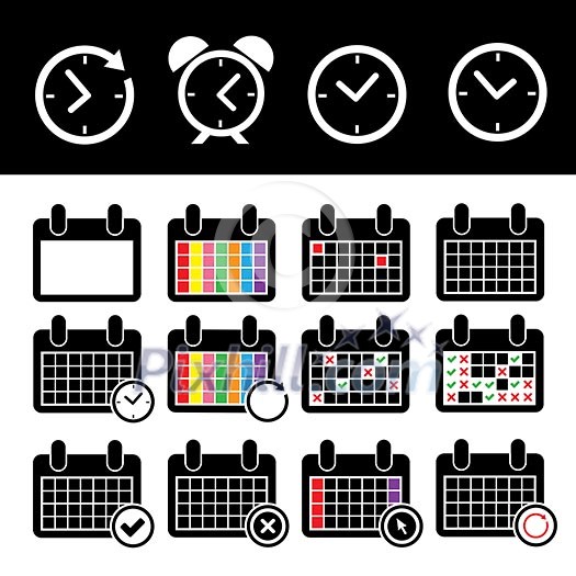 basic vector calendar icon event progress basic vector calendar icon event progress