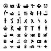 vector basic icon set for hotel and travel  