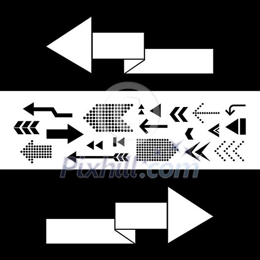 vector arrow sign icon set vector arrow sign icon set